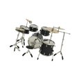thumbnail image 4 of 8x Realistic Mini Drum Set Music Instrument Accessories for Dollhouse Black, 4 of 6