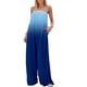 thumbnail image 1 of Women Sleeveless Jumpsuit Gradient Wide Leg Playsuit Summer, 1 of 3