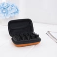 thumbnail image 1 of Organizador de bolsa de almacenamiento con rodillos para portabotellas de aceite esencial con 15 ranuras (naranja) Ehuebsd Libre de BPA, 1 of 6