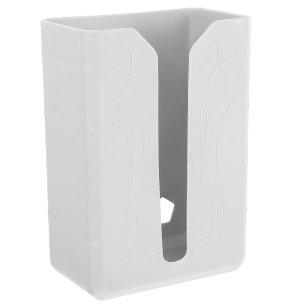 Caja de pañuelos adhesiva para papel de cocina, sin perforaciones, color gris