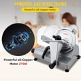 thumbnail image 2 of 210W Commercial 8 - Inch Semi - Automatic Electric Meat Slicer: Adjustable Thickness (0 - 0.47 Inch), Chromium - Plated Steel Blade, Stainless Steel Body for Kitchens, Restaurants, Supermarkets, 2 of 6
