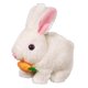 thumbnail image 3 of Juguete Conejito Lindo Realista Con Sonidos Y Movimientos Regalos Pascua para () White, 3 of 4