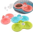 thumbnail image 6 of Goowood Small Dog Food and Water Bowl Set Plastic Double Puppy Cat Feeder Bowls Lightweight Non Slip Dining for Petite Pets, 6 of 8