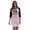 White - Yes Way Ros, variant on Just Love 100% Cotton Sleep Dress for Women Baseball Sleeve Nightshirt (Black - Awesome in Bed, Small)