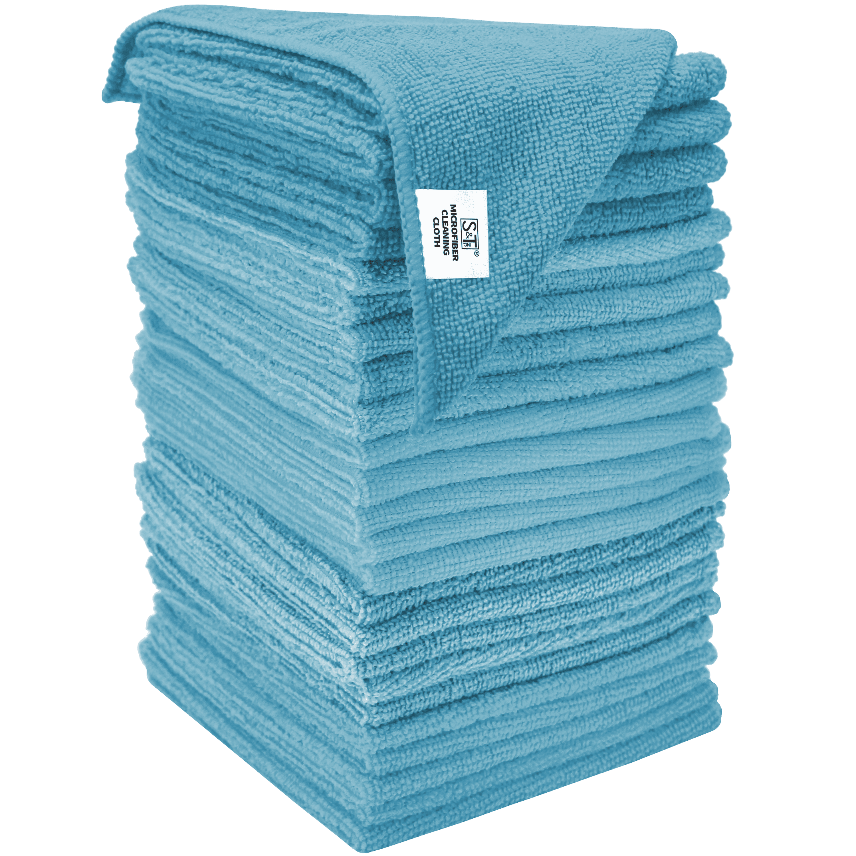 Multicolor for sale online S & T 968601 Microfiber Cleaning Cloth 50 Pieces 