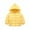 Yellow, variant on Toddler Little Boy Girl Hooded Puffer Jacket Winter Down Coat Kids Warm Outerwear