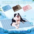 thumbnail image 4 of Tapis Rafraîchissant pour Chien, Tapis de Glace d'Été pour Animaux, Tapis de Refroidissement pour Animaux, Tapis de Couchage Rafraîchissants pour Chiens, Tapis Auto-Refroidissant pour Animaux, Couverture Lavable pour Animaux de Compagnie, Tapis de Refroidissement Doux pour Chat Chien, 4 of 8