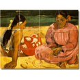 thumbnail image 1 of Ceramic Tile Mural-Paul Gauguin Women Painting 230. 24" w x 18" h using (12) 6 x 6 ceramic tiles, 1 of 3