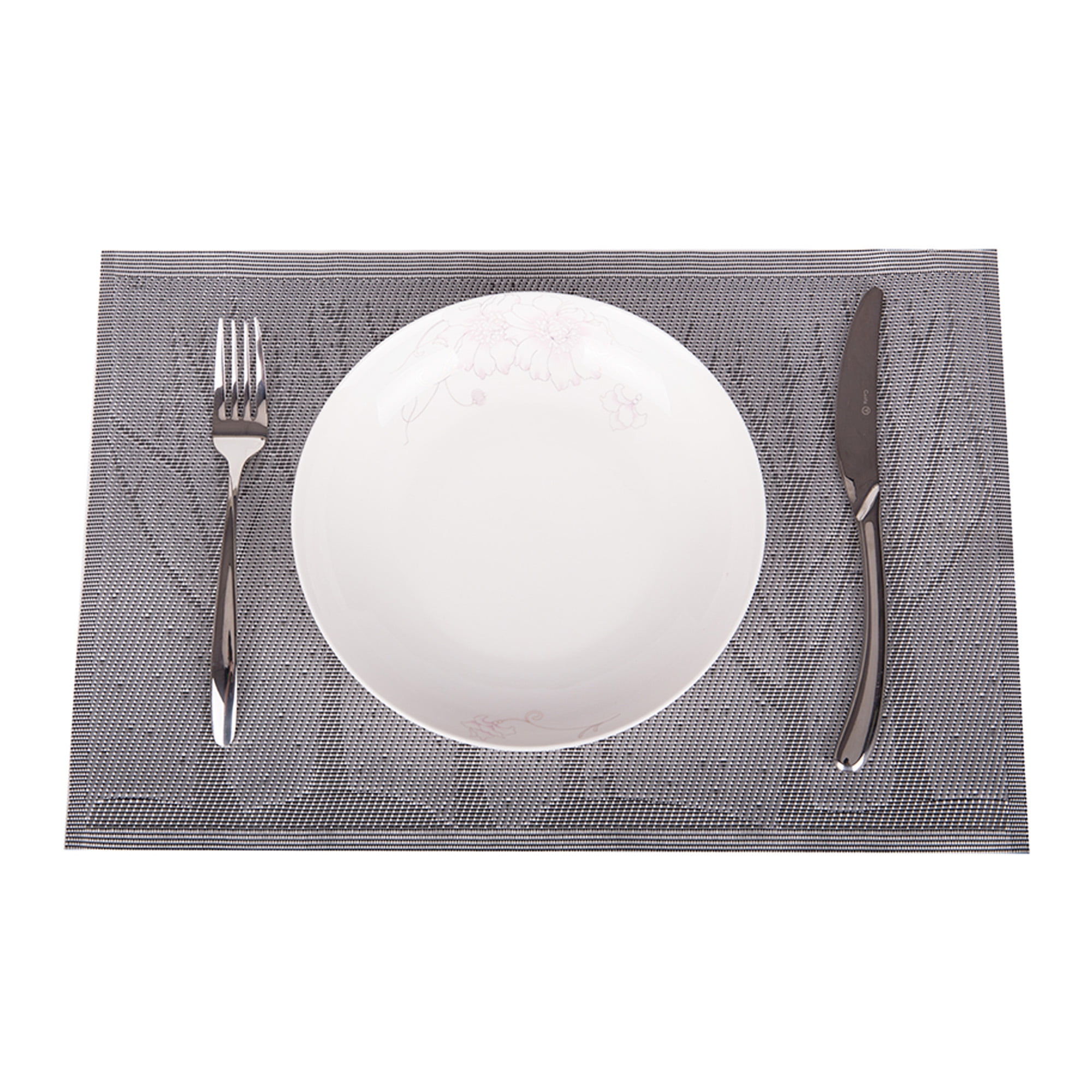 NK Set of 6 Placemats, HeatResistant Placemats Stain Resistant Anti