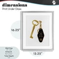 thumbnail image 4 of Stupell Industries Glam Luxury Fashion Key Gray Framed Print Under Glass, 13 x 16, by Ziwei Li, 4 of 8