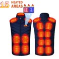 thumbnail image 3 of Chaleco calefaccionado de 21 zonas para hombre y mujer, chaqueta calefactable con USB, ropa térmica, chaleco de caza, chaqueta calefactora de invierno, tallas M a 6XL, 3 of 5