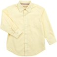 thumbnail image 3 of Leveret Kids & Toddler Boys Long Sleeve Uniform Cotton Dress Shirt Variety of Colors (Size 2-14 Years) (Light Yellow, 14 Years), 3 of 4