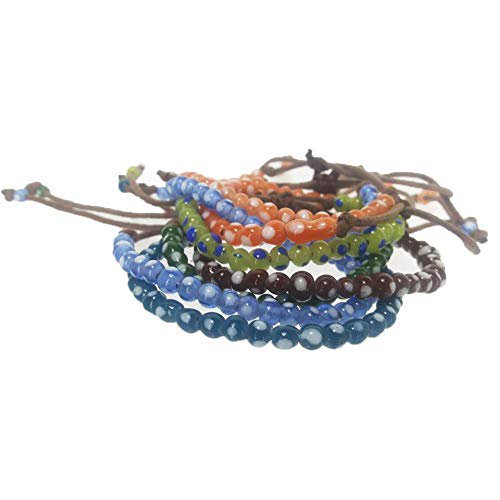 Pinkhouse Pink House Incredibly Handmade Beaded Woven Bracelets from