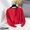Red, variant on Drovellove Plus Size Women's Casual Cardigan Long Sleeve Knitted Coat Solid Button Front Open Style | Lightweight Spring Summer Topper for Work, Weekend Brunch, or Evening Parties