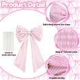 thumbnail image 4 of Large Bow for Room Decor 40x24 In Satin Ribbon Tie Birthday Decorations Giant Pastel Hanging Wall Decor 1 Pcs, 4 of 13