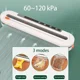 thumbnail image 5 of Máquina de envasado al vacío automática, sellador al vacío de alimentos para polvo suave húmedo seco, máquina de sellado para almacenamiento de alimentos para el hogar, novedad de 2024, 5 of 5