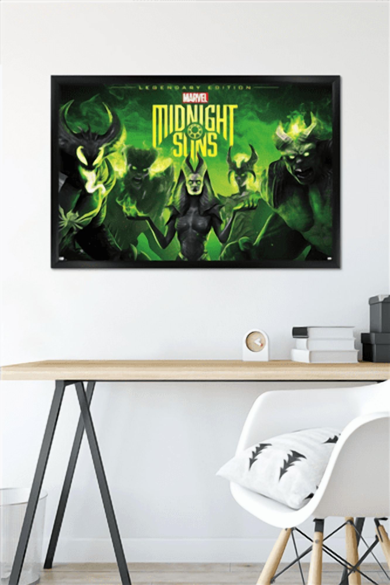 Marvel Midnight Suns - Legendary Key Art Wall Poster, 22.375" x 34" Framed