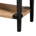 thumbnail image 6 of Baxton Studio Freya Modern Bohemian Black Finished Bayur Wood 1-Drawer Console Table, 6 of 10