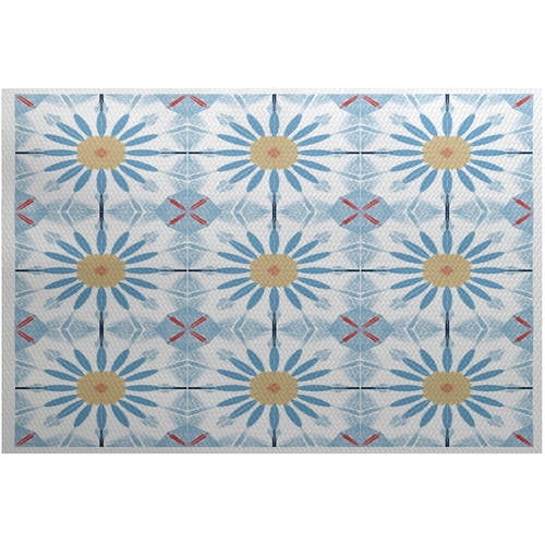 Simply Daisy, Alexys, Floral Print Indoor/Outdoor Rug - Walmart.com