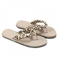 thumbnail image 1 of Wuffmeow Slippers Women Summer Fashion Concise Anti-slip Flower Pattern Sweet Flip Flops, 1 of 6