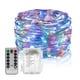 thumbnail image 1 of Irfora 5M / 16.4ft 50 LEDs Luces de hadas Lámpara de alambre de cobre Cadena de luz de Navidad 8 modos de iluminación con control remoto 3 * AA Cell Powered para la decoración del hogar del jardín del Irfora Cadena de luz, 1 of 7