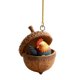 thumbnail image 1 of 1/8 piezas Adorno navideño Adorno acrílico con forma de bellota de animales del bosque Decoración colgante para fiestas navideñas Regalo de Navidad, 1 of 7