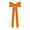 Orange, variant on Red Christmas Bows, 8.66 Inch Christmas Bows For Tree, Pre-Tied Holiday Ribbon Decorations 12 Pcs