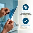 thumbnail image 3 of REGALWOVEN One Way Privacy Window Film for Home and Office - Heat Control and Static Cling Dark Blue 39.4 x 23.6 Inch, 3 of 7
