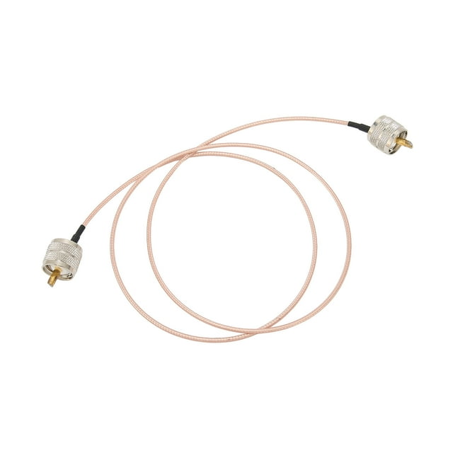 PL259 Jumper Cable, Low Loss Coaxial Jumper Cable Sturdy To High Temperature Practical Stable for PL259 Connector Antennas