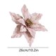 thumbnail image 3 of pstuiky Colgante de franela de alta calidad con simulación de flor navideña para árbol de Navidad, 3 of 6