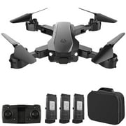 GoolRC S80 RC Drone Foldable Quadcopter with Function Headless Mode One Button Takeoff Landing Storage Bag Package 3 Battery