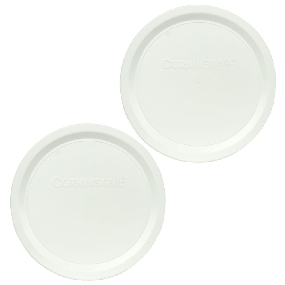 Corningware F16 French White 16oz Plastic Replacement Lid (2Pack