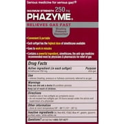 Phazyme Maximum Strength 250 mg Softgels, 24 ea (Pack of 2)