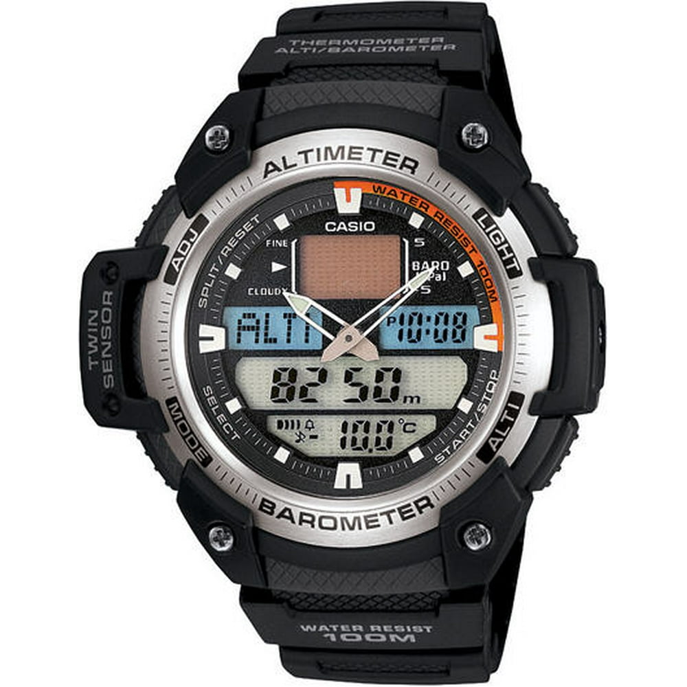 casio watch with barometer and altimeter
