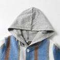 thumbnail image 4 of WIBACKER Boys Casual Sets Toddler Plaid Outfits Flannel Hooded Shirts + Sweatpants Kids Spring Fall Clothes Set, 4 of 6