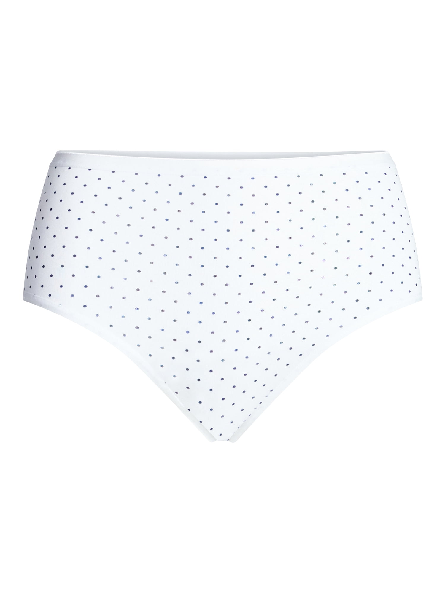Joyspun Women's Cotton-Blend Brief Panties, 6-Pack, Sizes S-XXXL