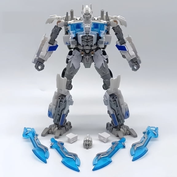 6.7-Inch Transformer Studio Series 05 Voyager Class Movie 2 Optimus Prime Flying Wing Column KO SS44 Action Figure (TW-1022,White)