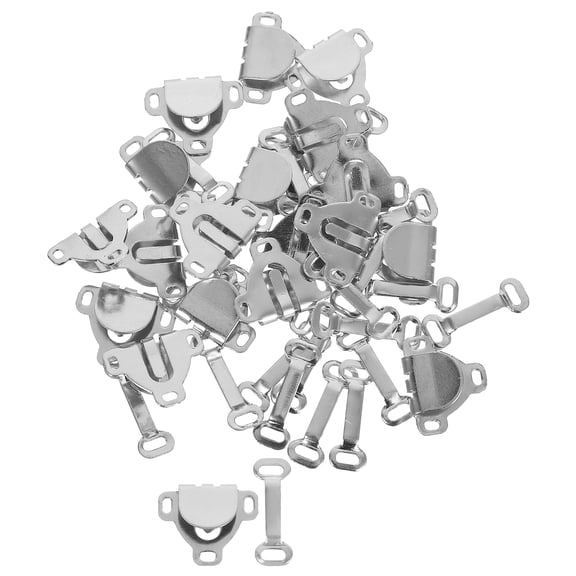 SEWCHICS 20 Sets Metal Pants Clips Waist Tighteners Sewing Garment Fasteners for Clothing