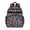 Black-27, variant on Dark Celestial Students Backpack with Gothic Moon, Star, and Solar Eclipse Design, Artistic Astral Pattern, Water-resistant and Comfortable for Travel and School