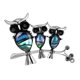 thumbnail image 1 of Moda personalizada animales búho forma broche Pin mujeres joyería accesorios regalos, 1 of 8
