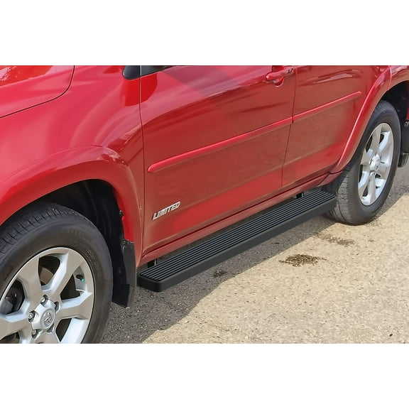 APS Running Boards 5 inches Matte Black Compatible with Toyota Rav4 2006-2012 Sport Utility Stainless Steel (Side Steps Side Bars)