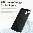 thumbnail image 6 of SaniMore for Apple iPhone 13 Case, Non-Slip All-inclusive Lens Protection Luxury PU Leather [Thermal Honeycomb Interior] Heavy Duty Protective Cover for iPhone 13, Gray, 6 of 6