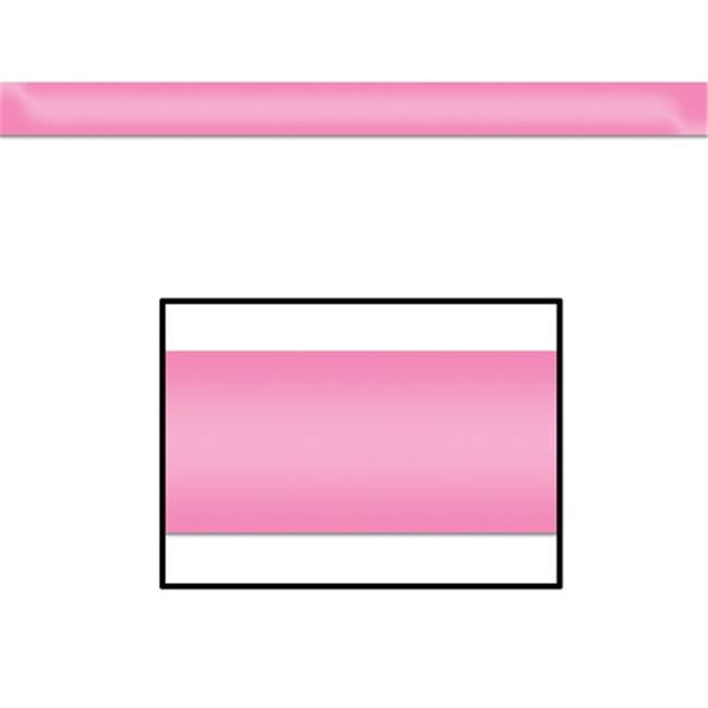 Beistle 2'' x 200' Gleam N Streamer; Pink 2/Pack 54165-P
