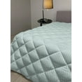 thumbnail image 2 of Aqua Down Alternative Comforter, Curvy Lines Bubbles in High Seas Surfing Season Water Sports Oceanic Summertime, Microfiber Quilt for All Season, 5 Sizes, Sky Blue White, by Ambesonne, 2 of 3