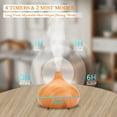 thumbnail image 5 of Essential Oil Diffuser Onion Head Aromatherapy Diffuser Humidifier, 7 Colorful Lights Misting Humidifying Aromatherapy Diffuser, 10 Bottles of Essential Oils, Suitable for Home Bedroom Office, 5 of 9