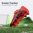 thumbnail image 5 of DREAM PAIRS Boys Girls Soccer Cleats Kids Youth Multi Ground Outdoor Football Shoes for Little/Big Kid, 5 of 8