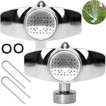 Morvat Metal Garden Sprinkler with Gentle Water Flow up to 30FT, 2 Pack
