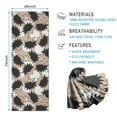 thumbnail image 2 of Black Cute Hedgehog Pattern Hot Yoga Mat Towel Non Slip for Hot Yoga - Quick-Drying Yoga Mat Cover with 4 Corner Pockets with Travel Bag - Hot Yoga Towel Non Slip Grip Moisture Wicking Sweat 70"x26", 2 of 6
