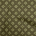 thumbnail image 1 of oneOone Polyester Spandex Dark Olive Green Fabric Geometric Sewing Material Print Fabric By The Yard 56 Inch Wide, 1 of 4
