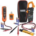 thumbnail image 1 of Klein Tools CL120VP Electrical Voltage Test Kit with Clamp Meter, Three Testers, Test Leads, Pouch and Batteries, 1 of 6